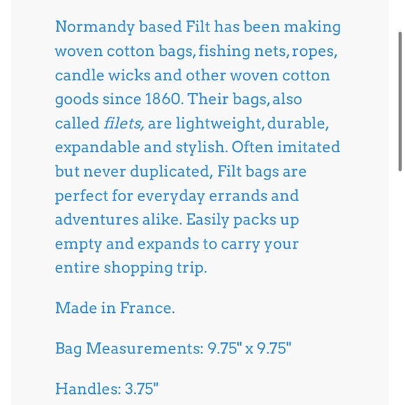 SOLD β’ π FILT Mini French Market Tote π«π· - Picture 8 of 8